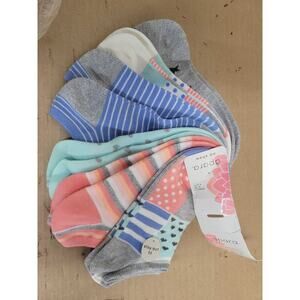 NWT Apara Sof Sole Women's 6 Pack No Show Socks (Assorted) - Size 5-10